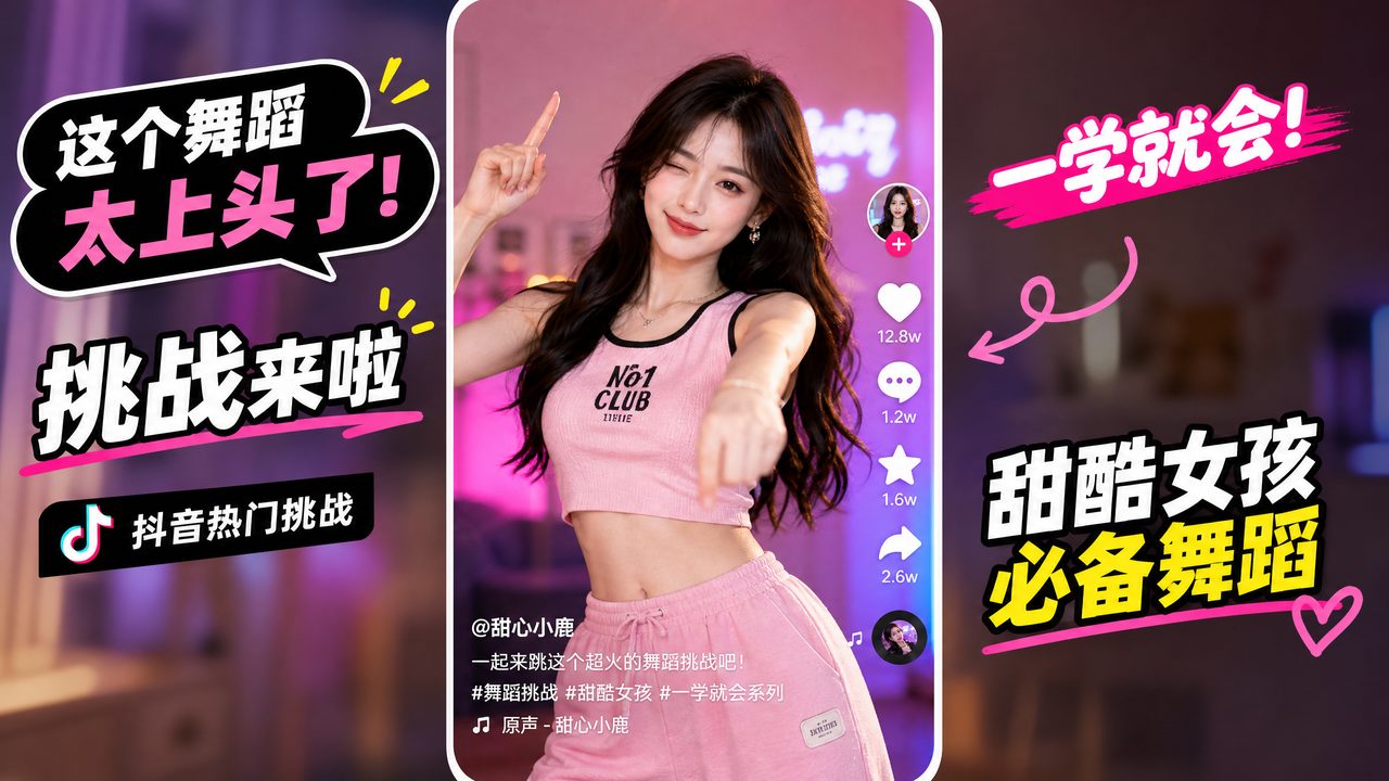 17c一起草 TikTok短视频-舞蹈挑战